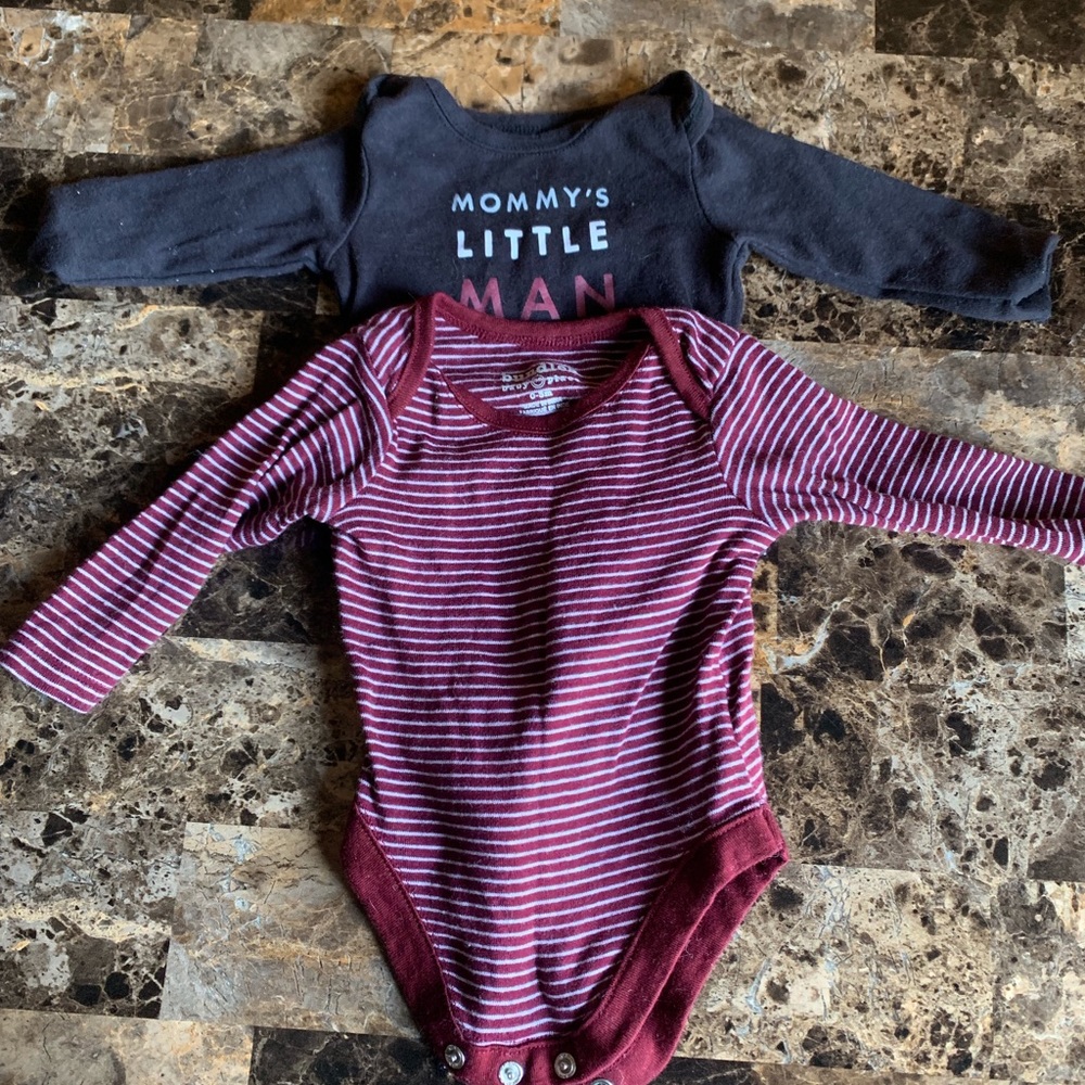 Baby boy long sleeve onesies